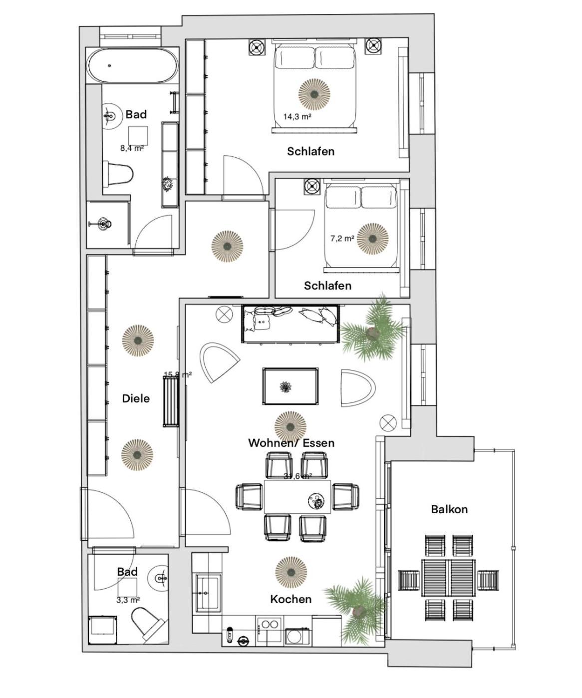 Pineapple Apartments Dresden Zwinger IX - 80 Qm - 1X Free Parking - Exterior foto